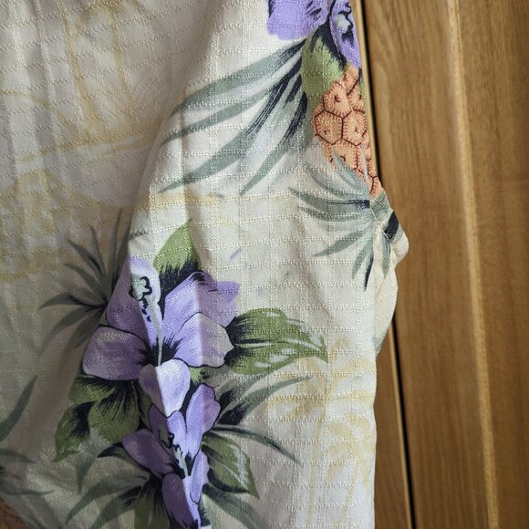 Tommy Bahama yellow Silk sleeveless button down top sz S - Picture 7 of 11